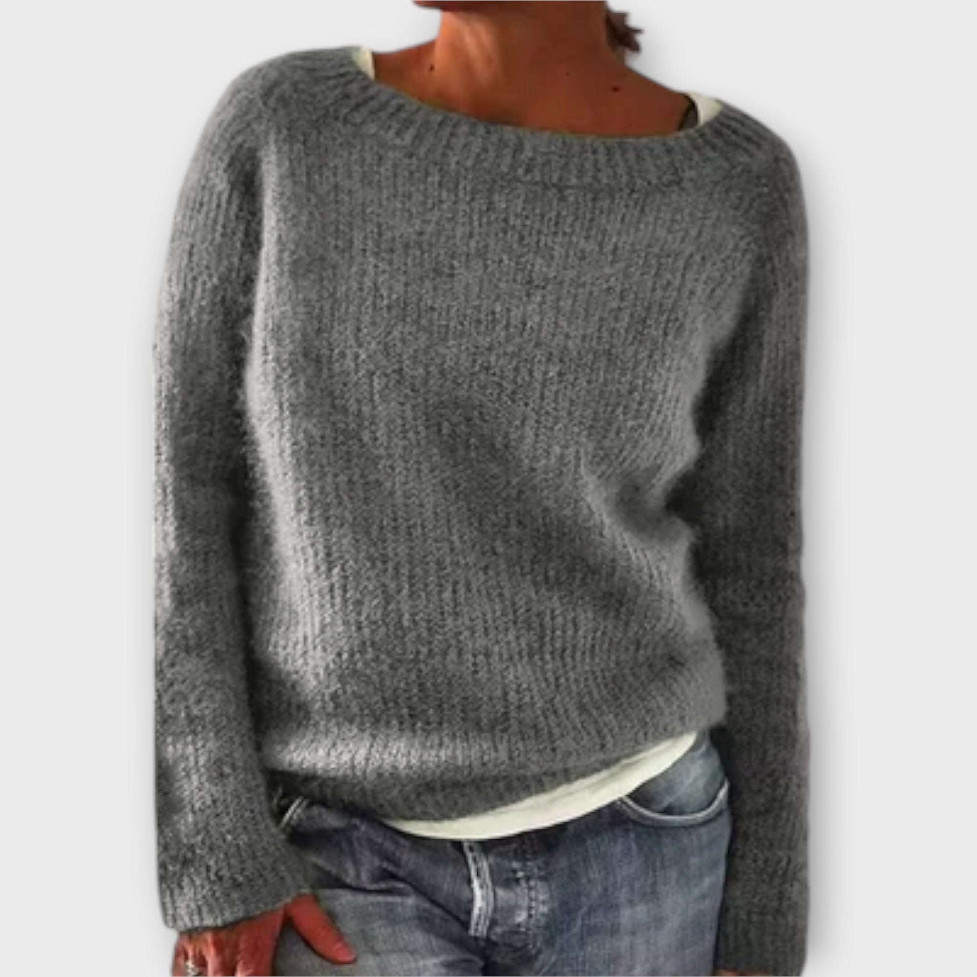 Bruna – camisola de malha de cor única