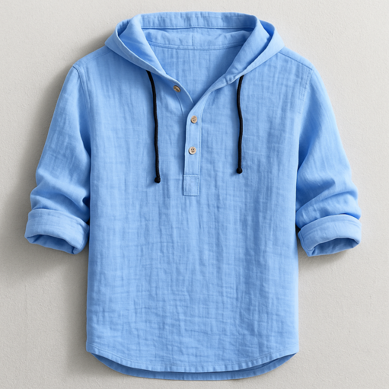 Rafael | Camisa de Linho com Capuz