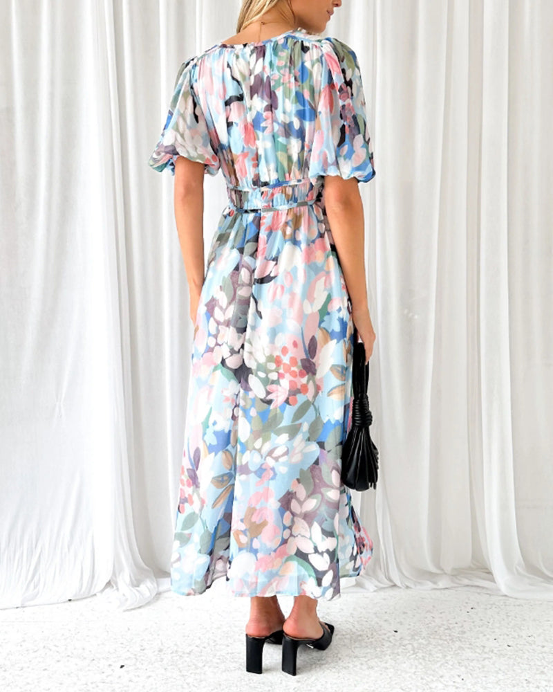 Leonor | Vestido Feminino com Estampa Floral