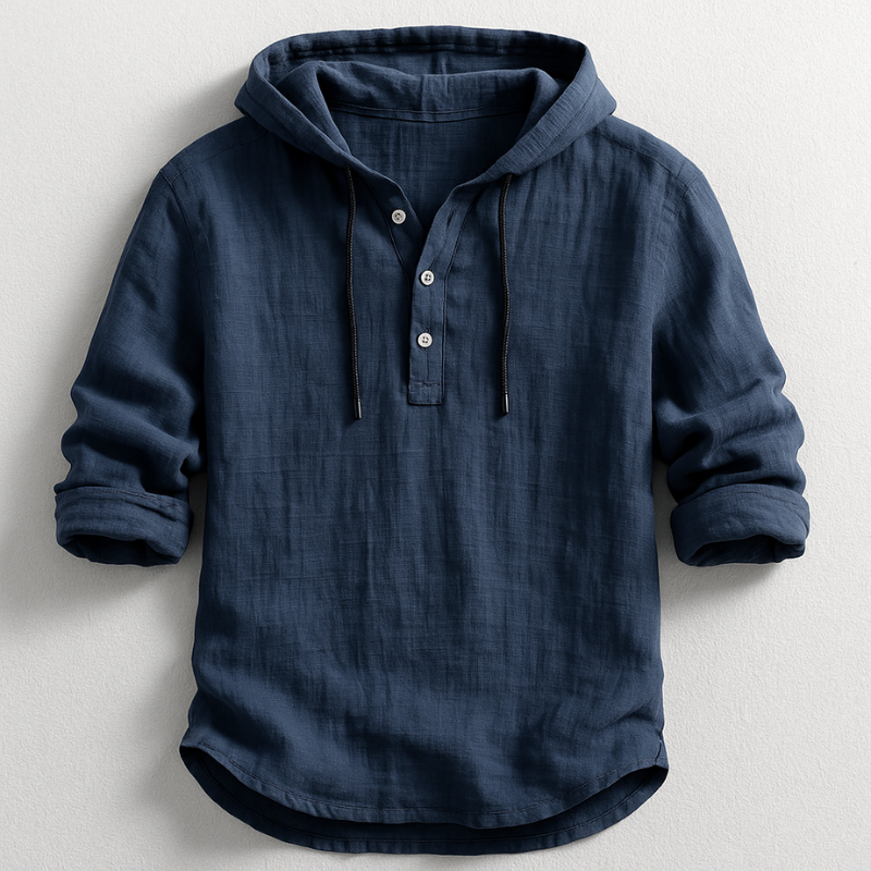 Rafael | Camisa de Linho com Capuz