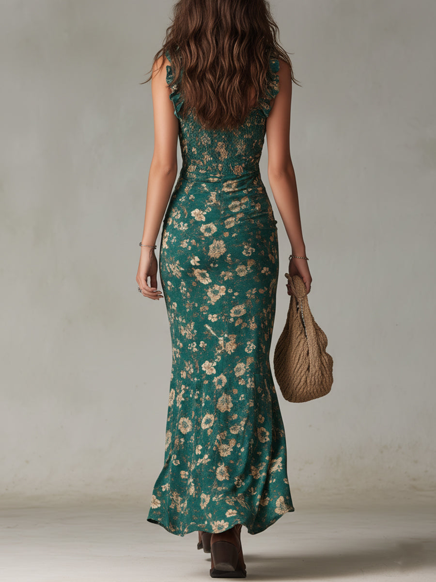 Benedita | Vestido Boémio Elegante Retrô