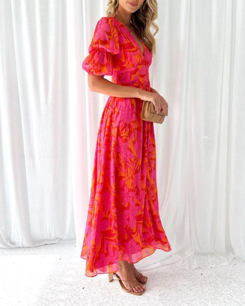 Francisca | Maxi Vestido Brilho Solar