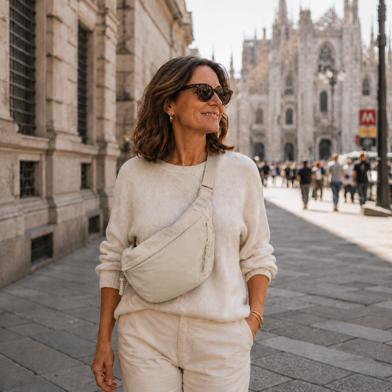 Maria | Bolsa de Ombro Bege