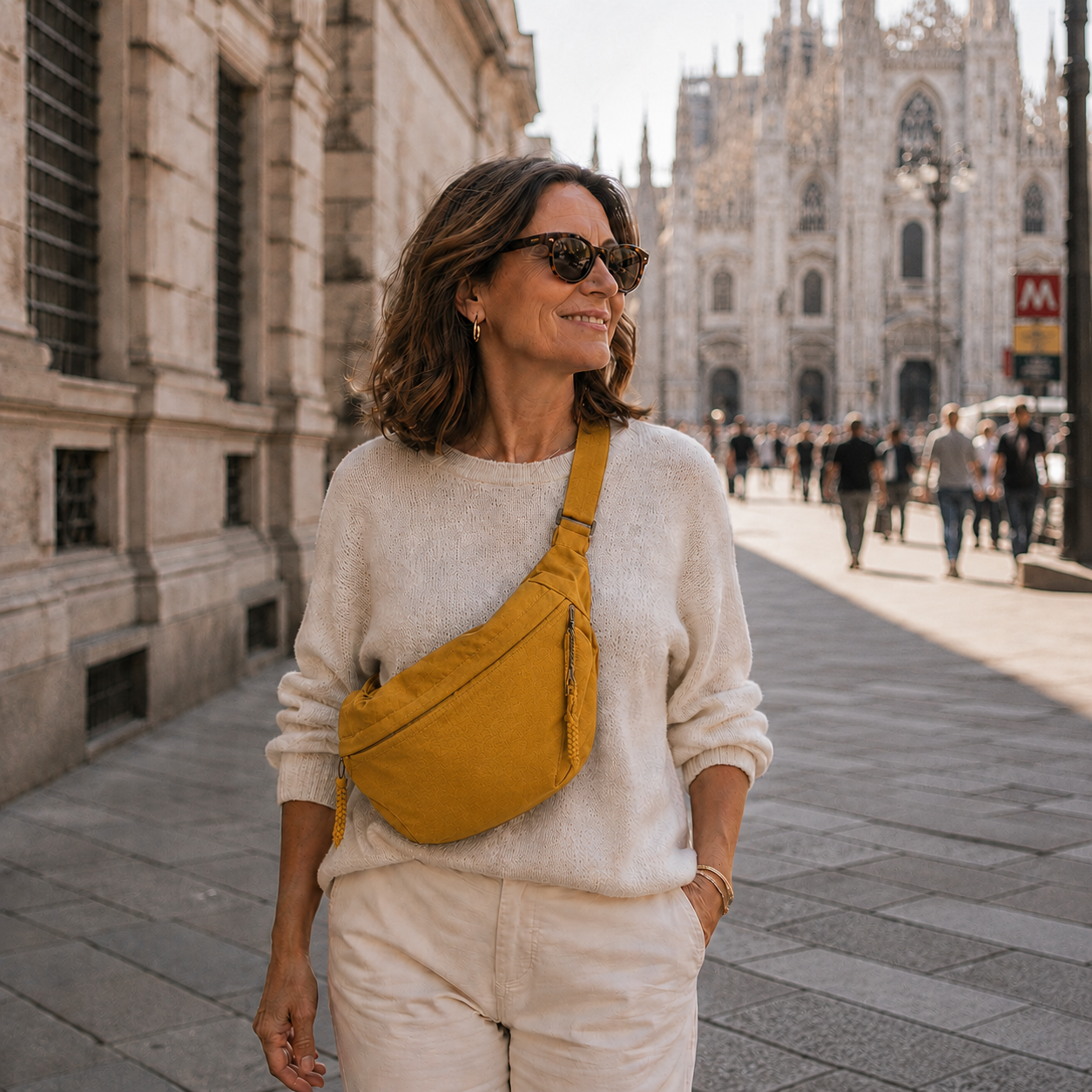 Benedita | Bolsa de Ombro Ocre