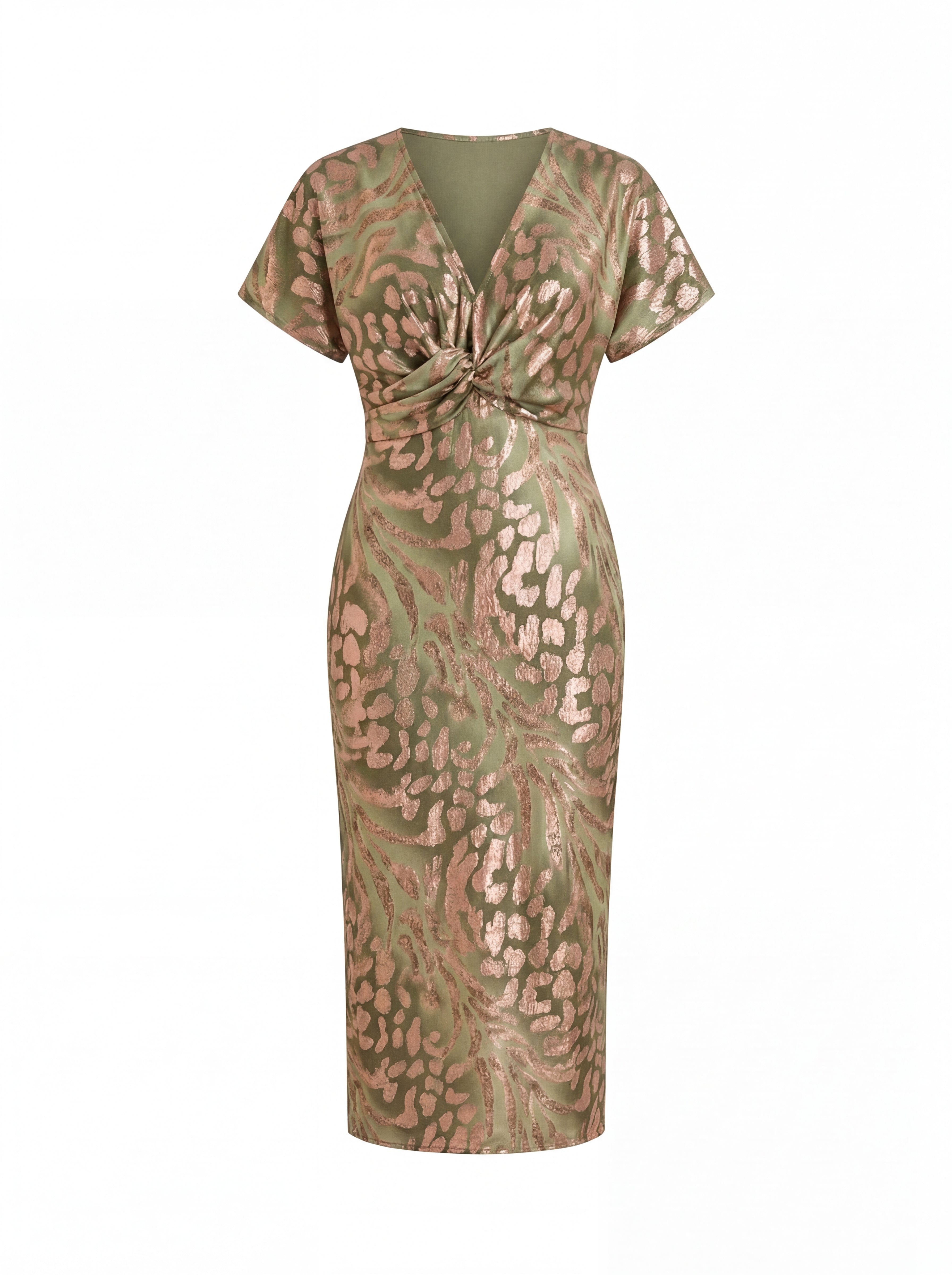 Vitória | Vestido elegante em tecido leve e fluido