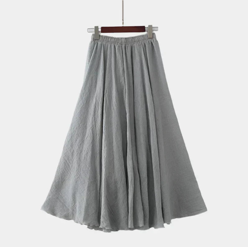 Saia Elegante de Cintura Alta