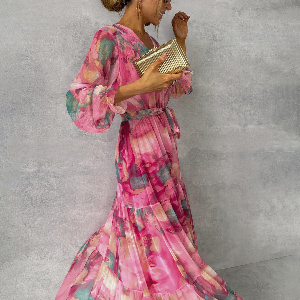 Sara | Vestido envolvente com estampa floral