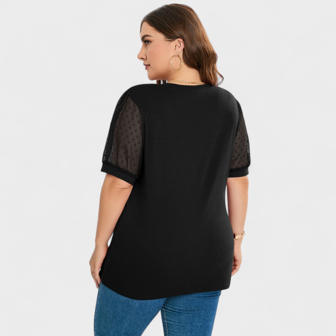 Carolina - Top Elegante com Decote em V