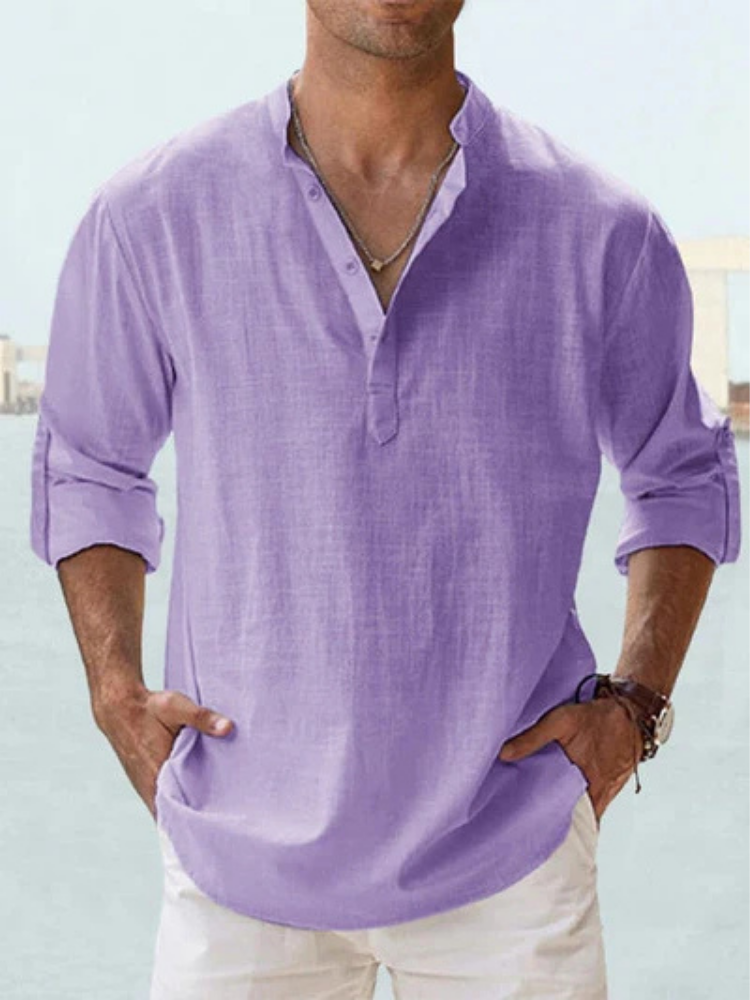 Tiago | Camisa respirável em linho