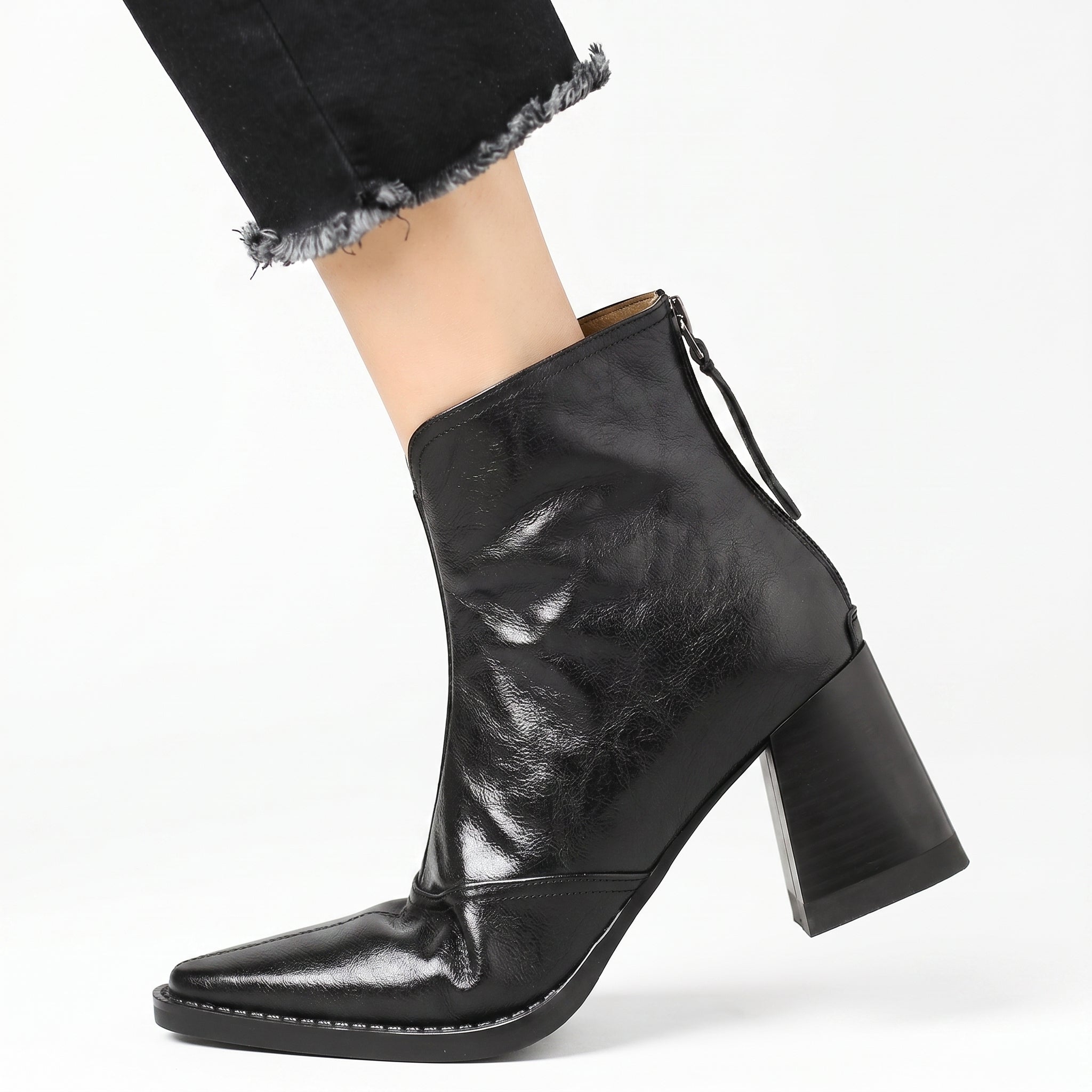 Cláudia | Botins de Luxo com Salto Médio