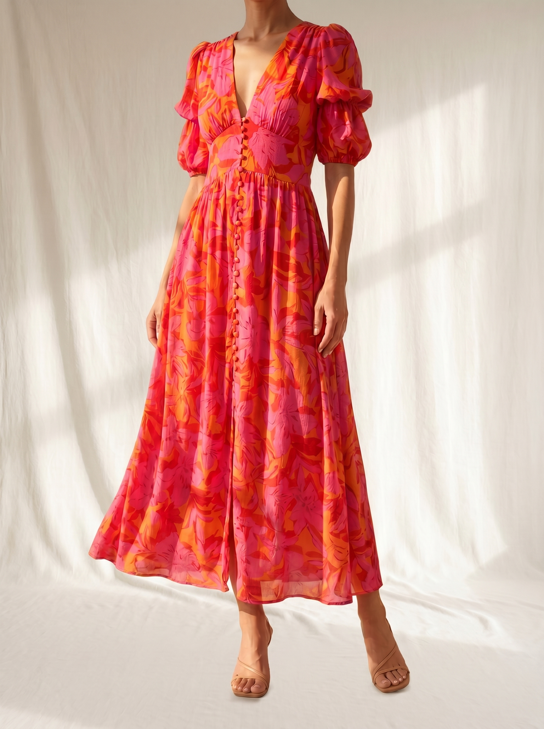 Francisca | Maxi Vestido Brilho Solar