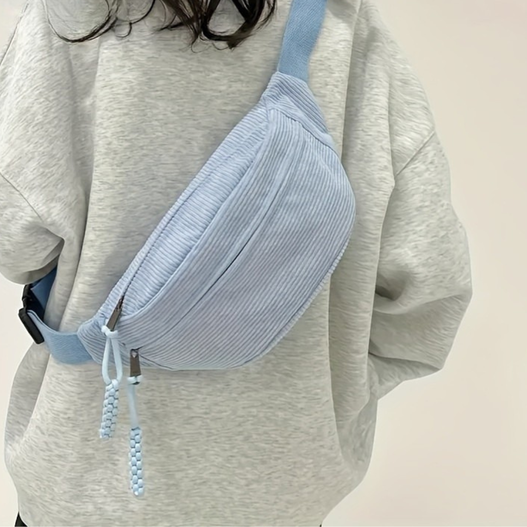 Matilde | Bolsa de Ombro Veludo Canelado