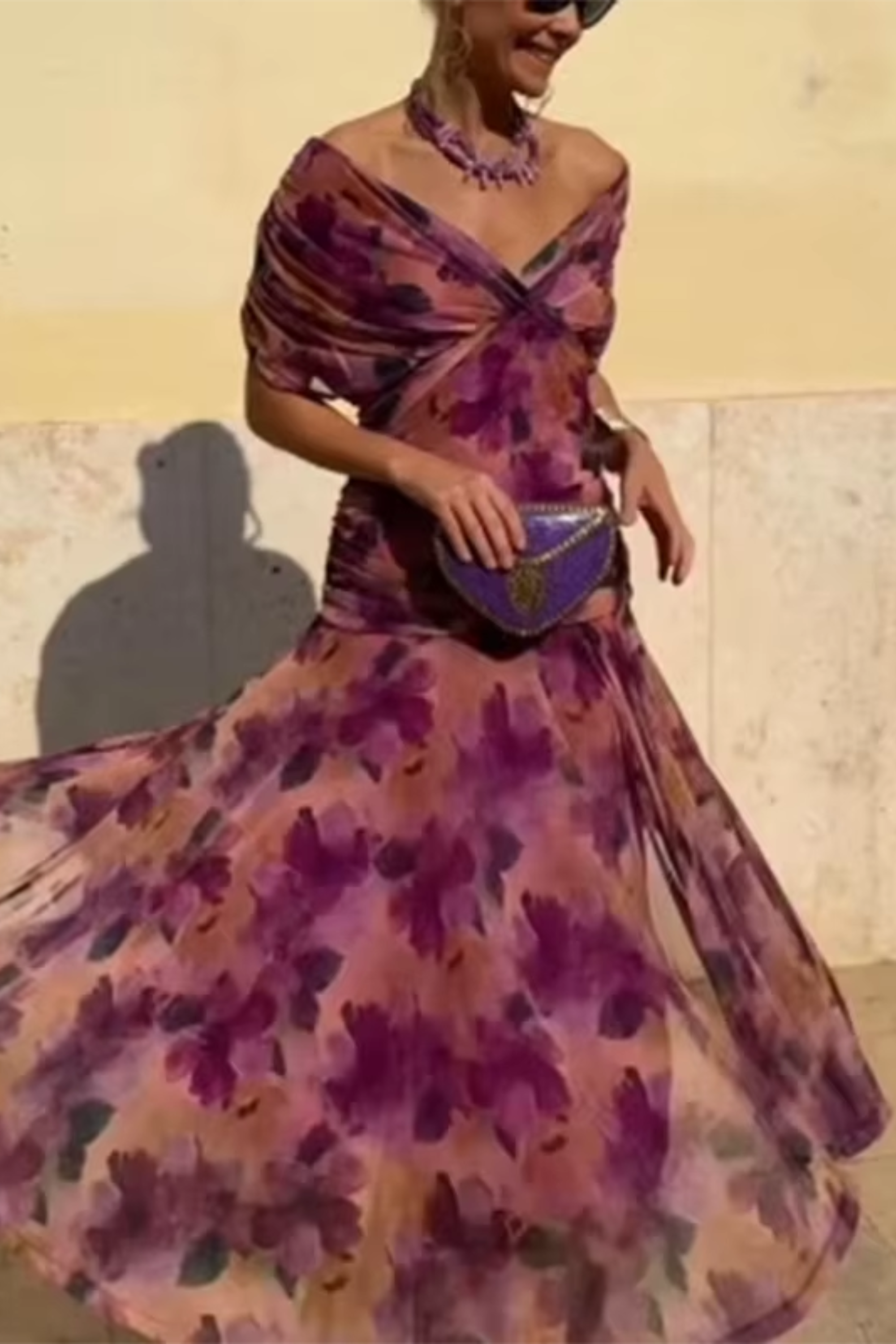 Clara | Vestido de Noite Cor-de-Rosa