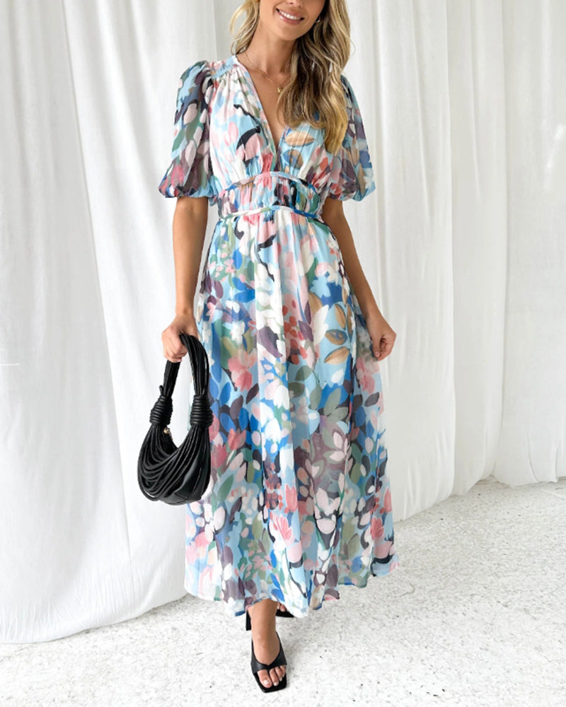 Leonor | Vestido Feminino com Estampa Floral
