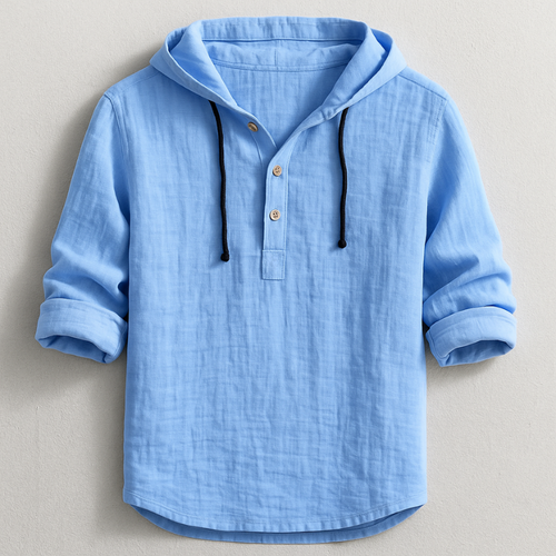 Rafael | Camisa de Linho com Capuz