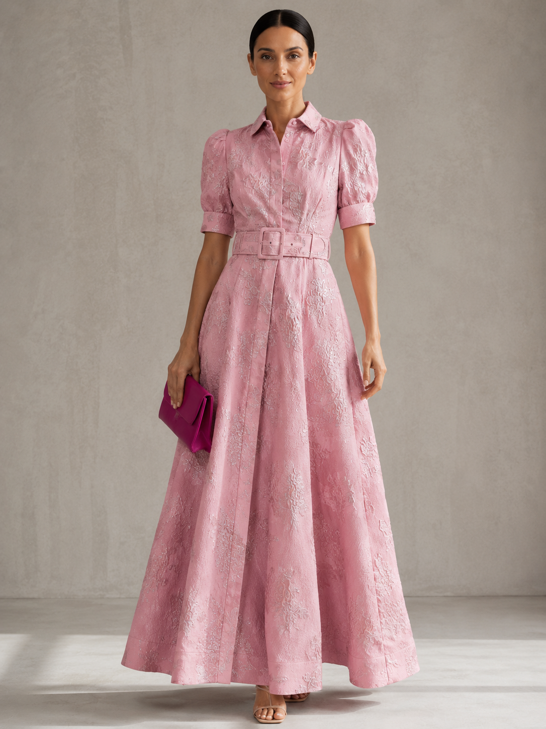 Helena | Vestido Curto com Mangas Balão