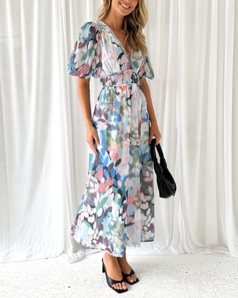 Leonor | Vestido Feminino com Estampa Floral