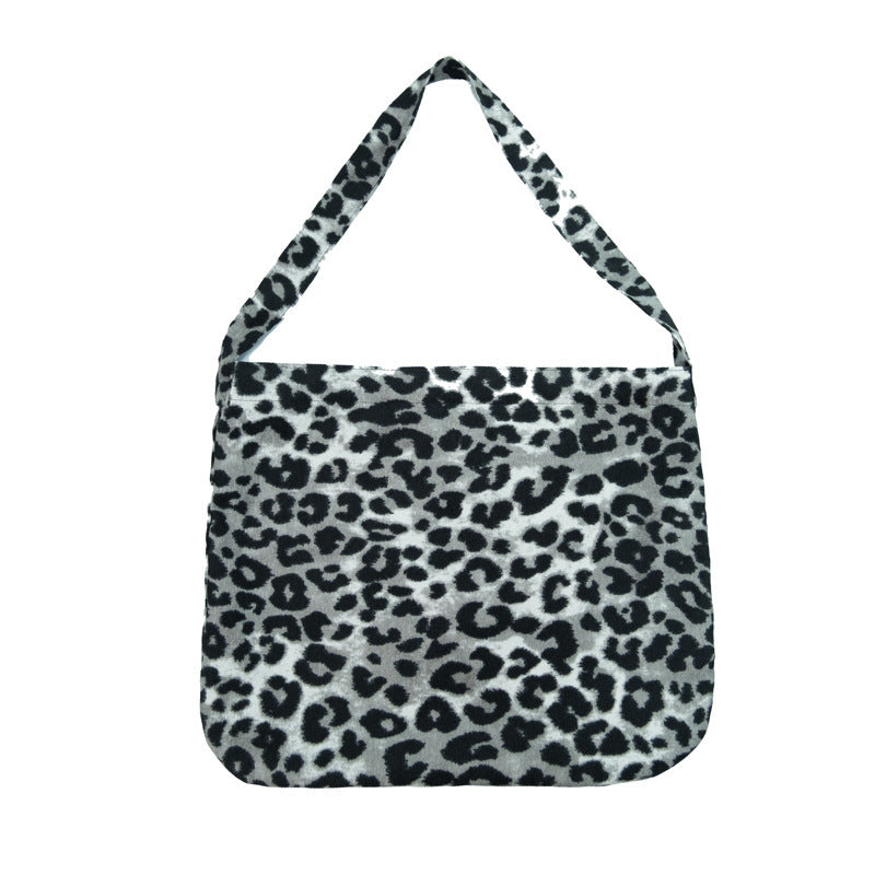 Leonor | Mala Feminina Casual com Padrão Leopardo