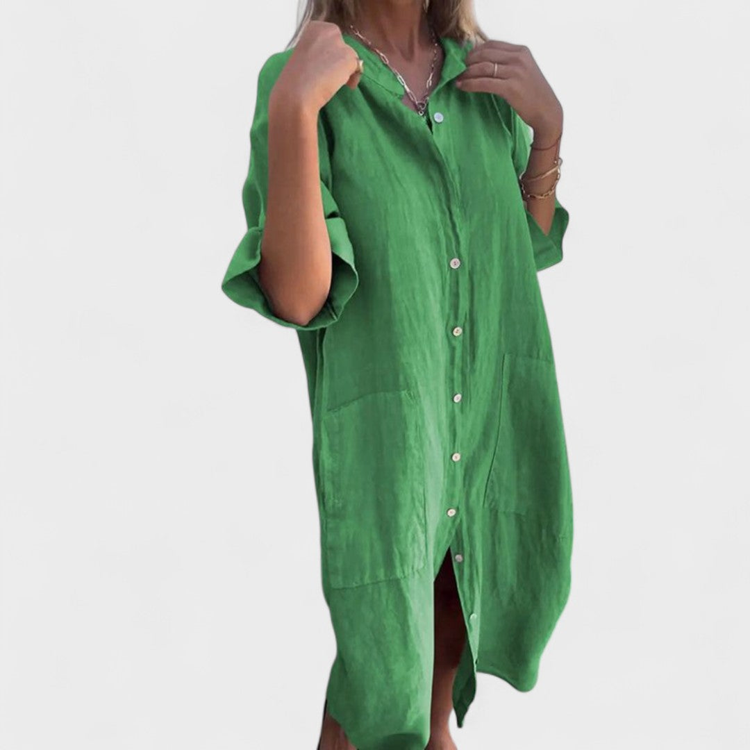 Leonor - Vestido fresco e Elegante