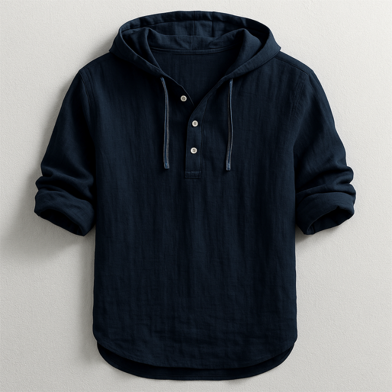 Rafael | Camisa de Linho com Capuz