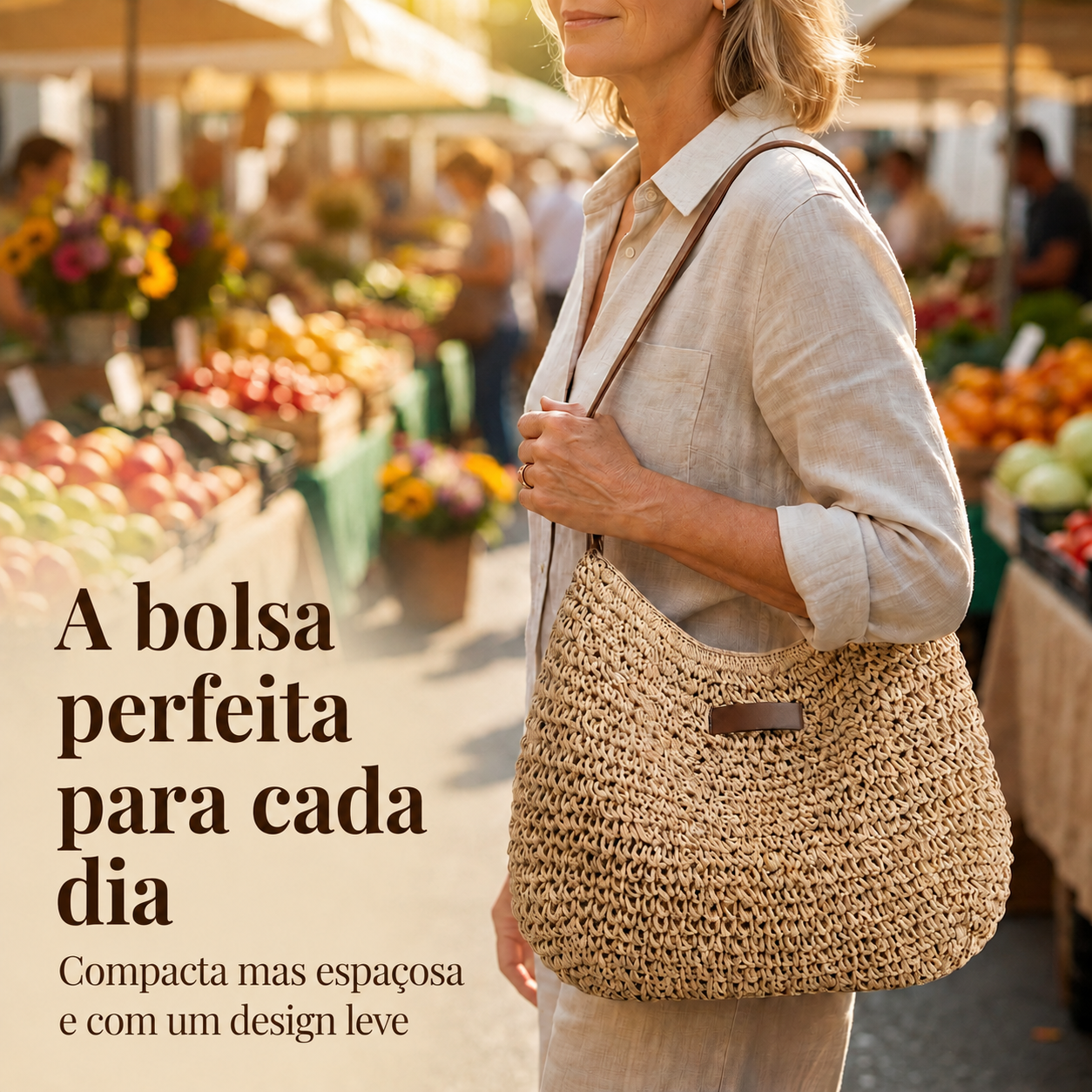 Carolina | Bolsa Trançada Elegante
