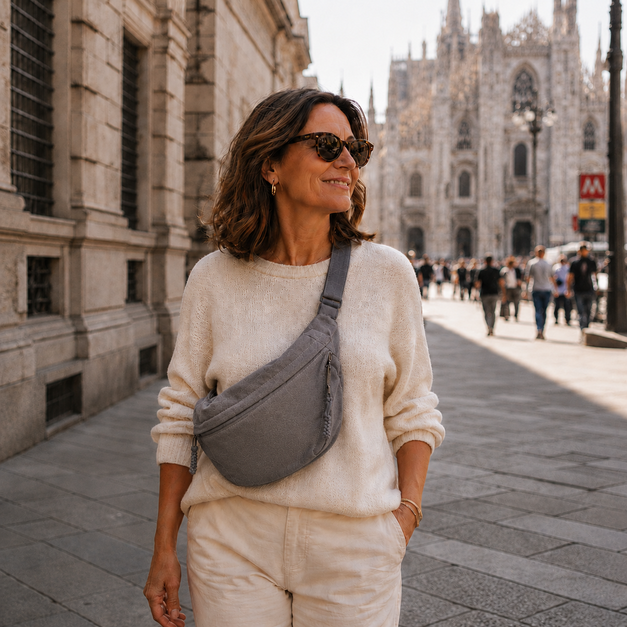 Ana | Bolsa a Tiracolo Cinza