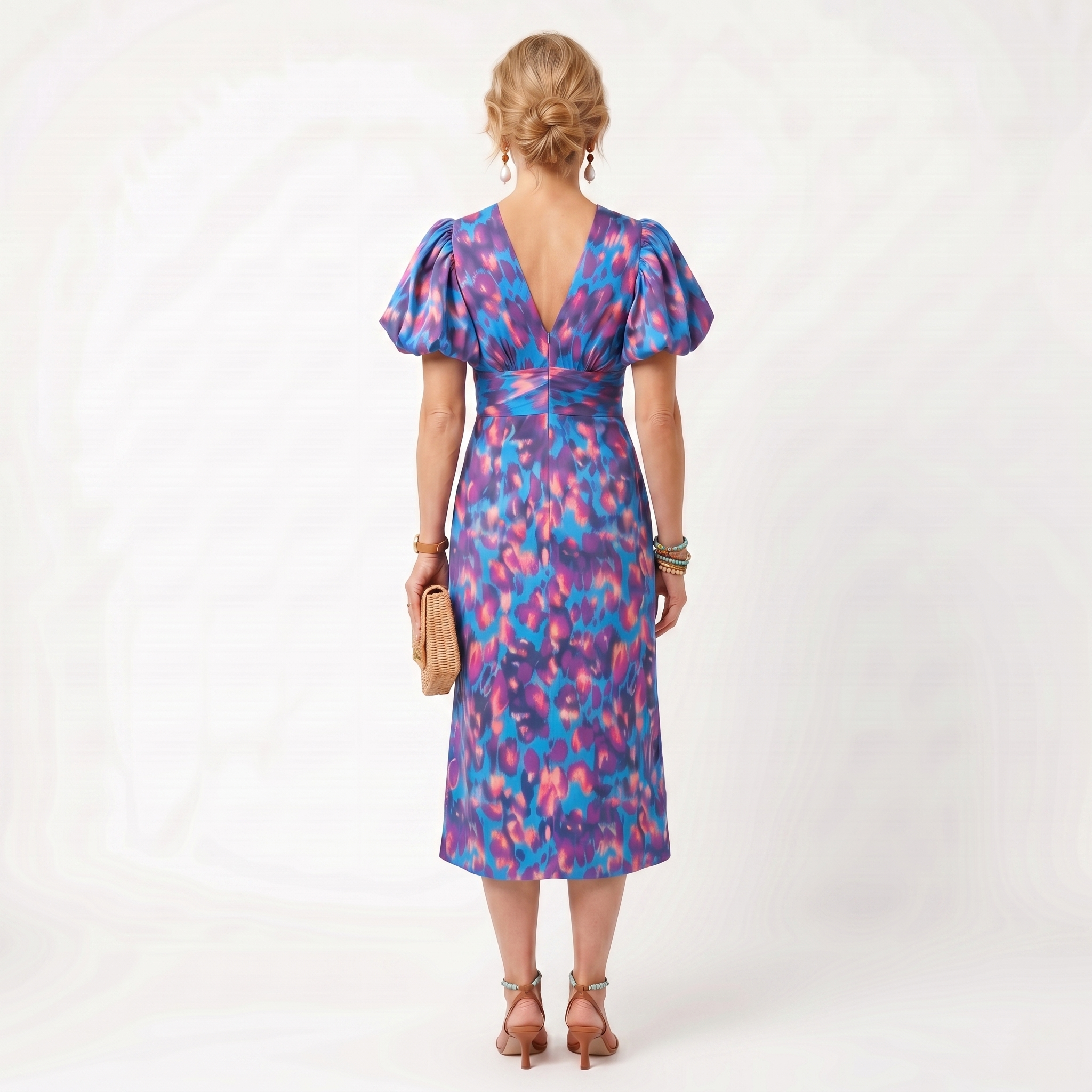 Vanessa - Vestido elegante com decote em V