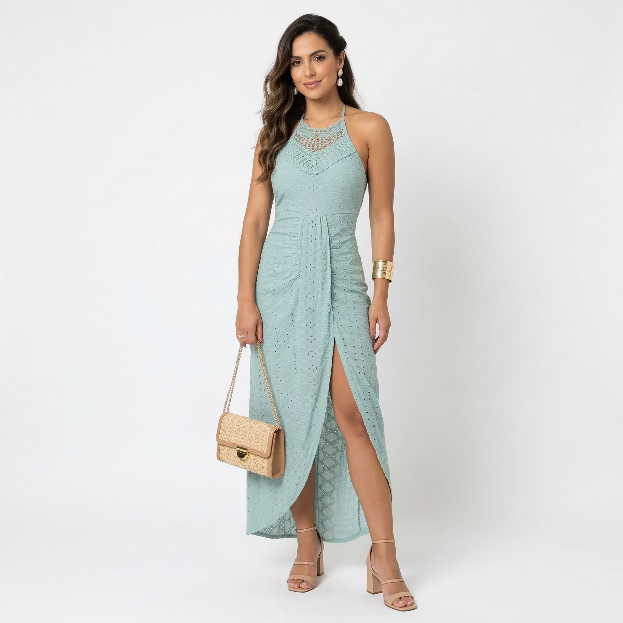 Valentina | Vestido Midi com Decote Transpassado