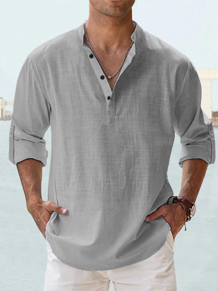 Tiago | Camisa respirável em linho