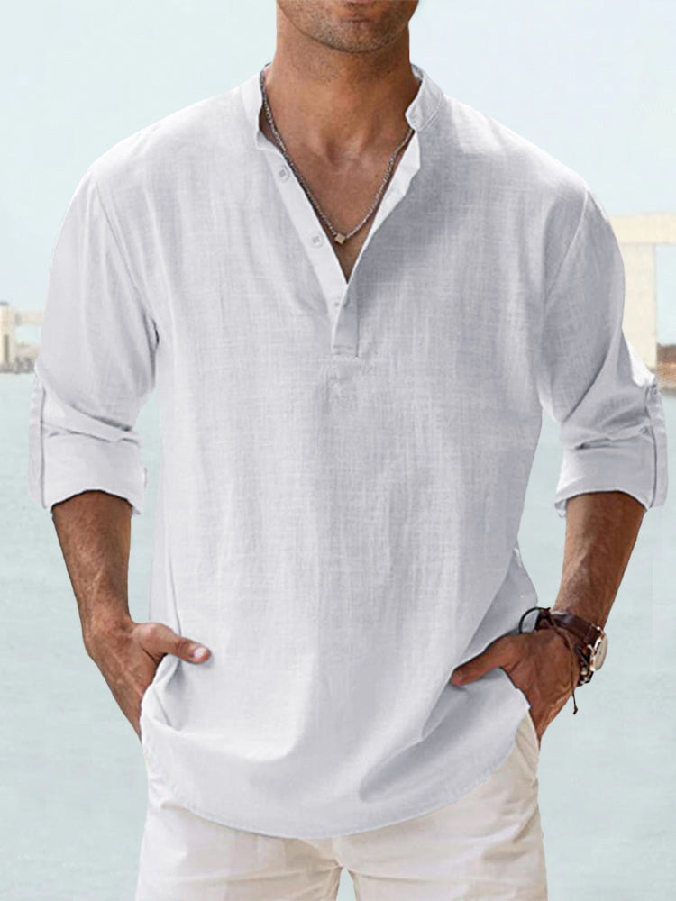 Tiago | Camisa respirável em linho