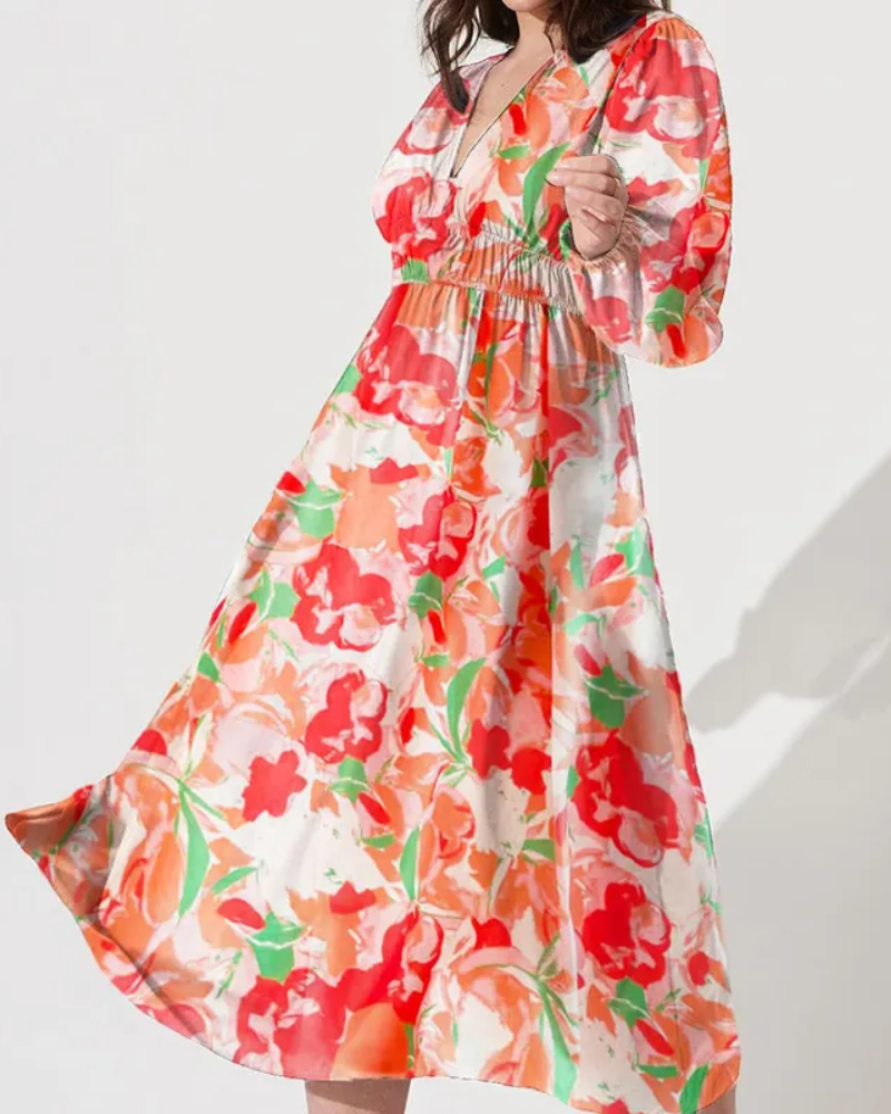 Leonor | Vestido Feminino com Estampa Floral
