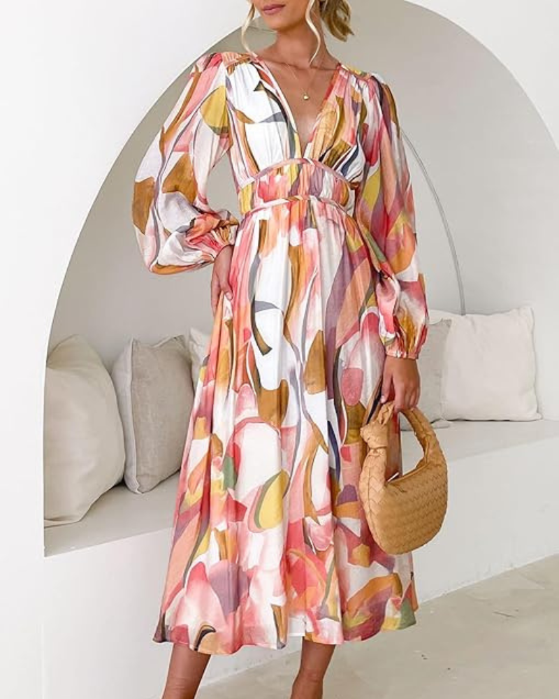Leonor | Vestido Feminino com Estampa Floral