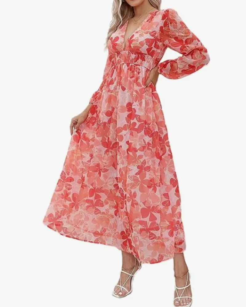 Leonor | Vestido Feminino com Estampa Floral