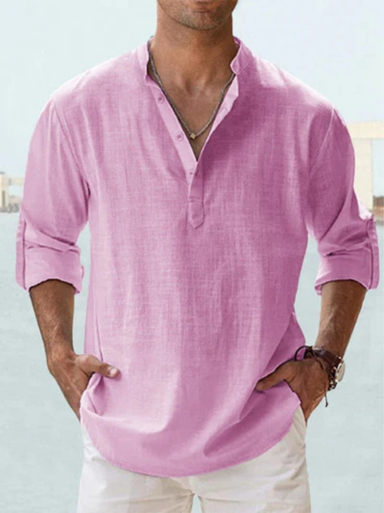 Tiago | Camisa respirável em linho