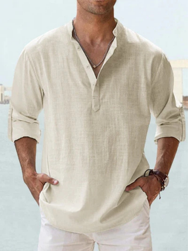 Tiago | Camisa respirável em linho
