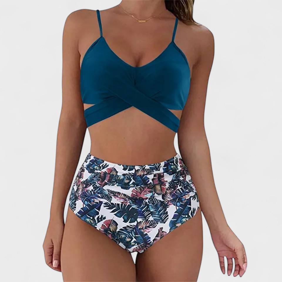 Marta - Biquíni Alta Cintura Estilo Verão