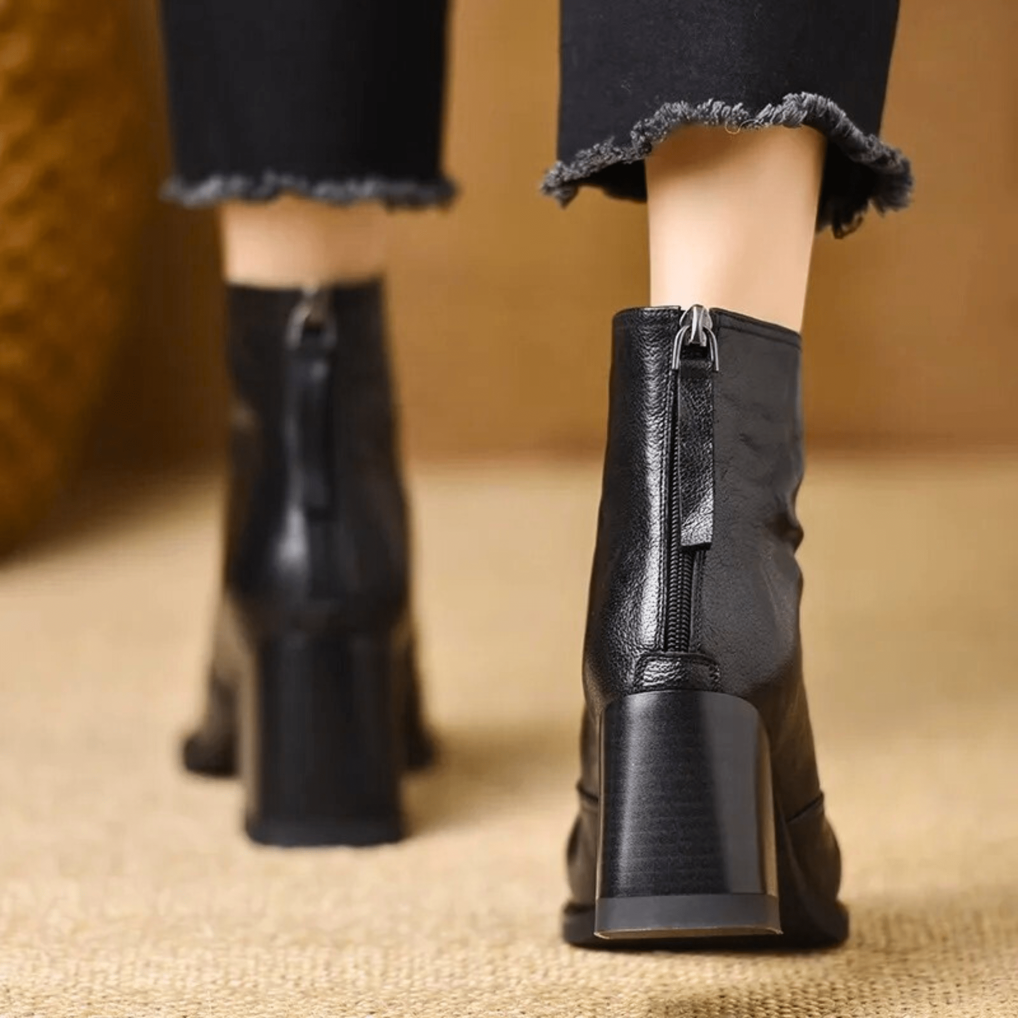 Cláudia | Botins de Luxo com Salto Médio